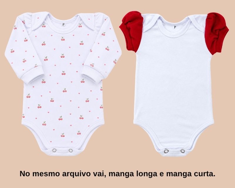Body Ombro Transpassado e Manga Princesa