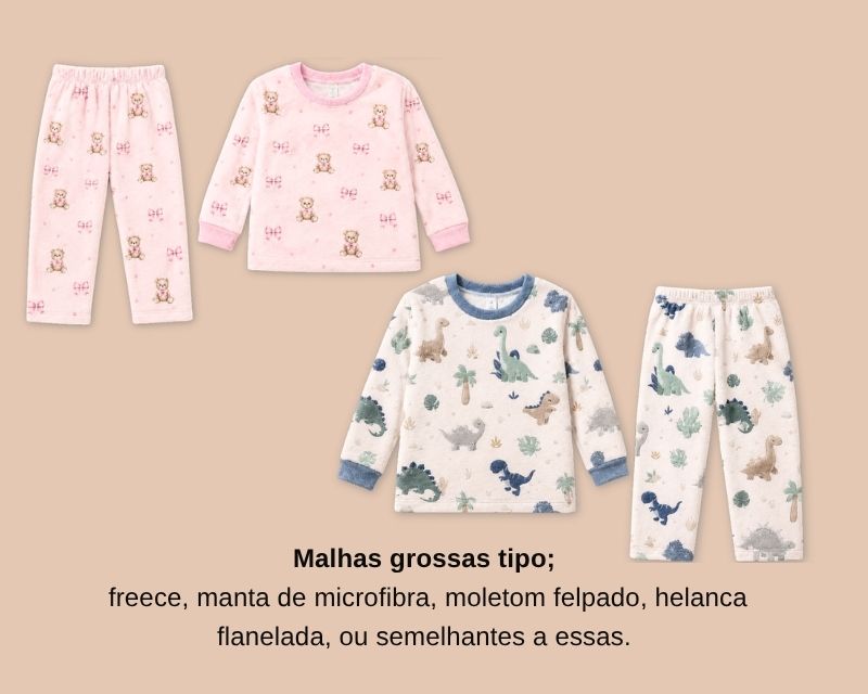 Conjunto Pijama de Inverno