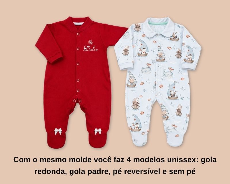 Macacão Básico com Pé Fechado