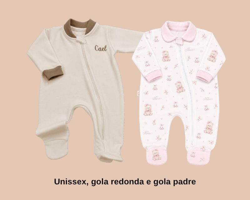 Macacão de Zíper com Pé Fechado