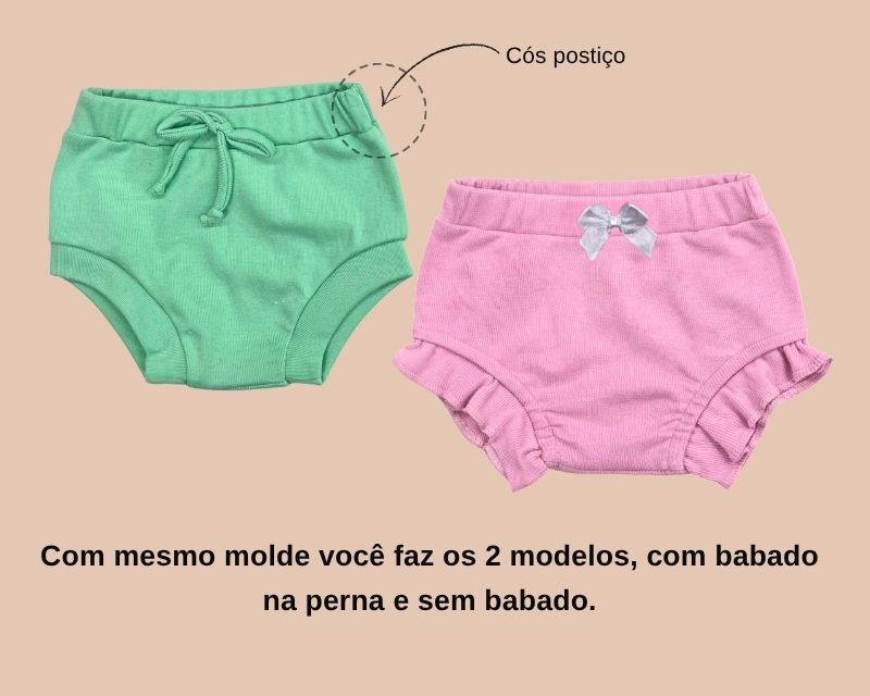 Tapa Fralda com Cós Postiço